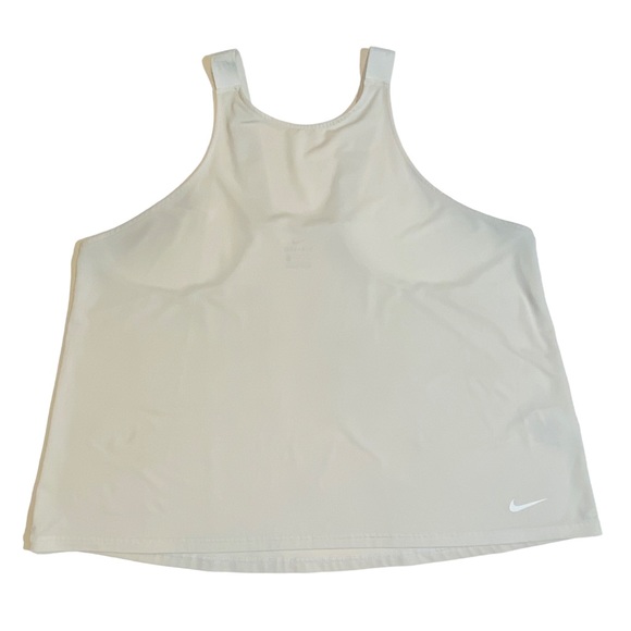 Nike Elevated Elastika Dri-Fit Just Do It Loose Fit Strap Tank Top White Size XL - Picture 5 of 12